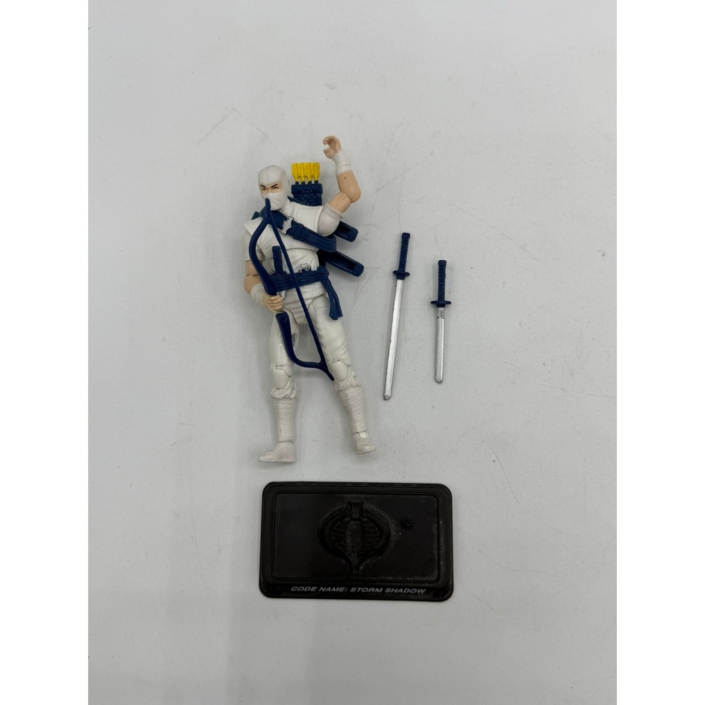 2008 G.I. Joe 25th Anniversary Storm Shadow v21 Blue Straps Comic Pack 3.75" - Picture 3 of 15
